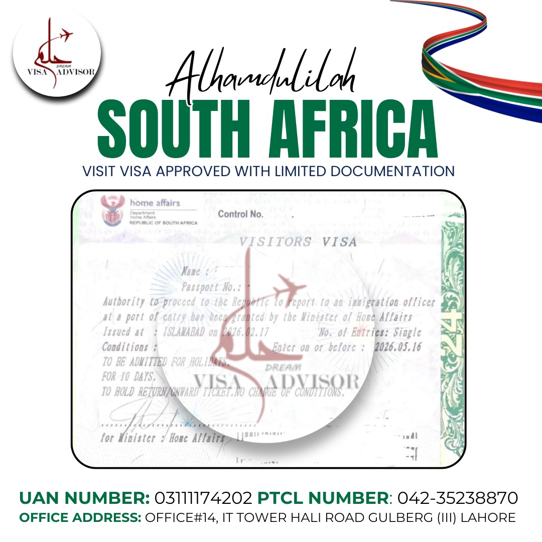 South Africa visa approved